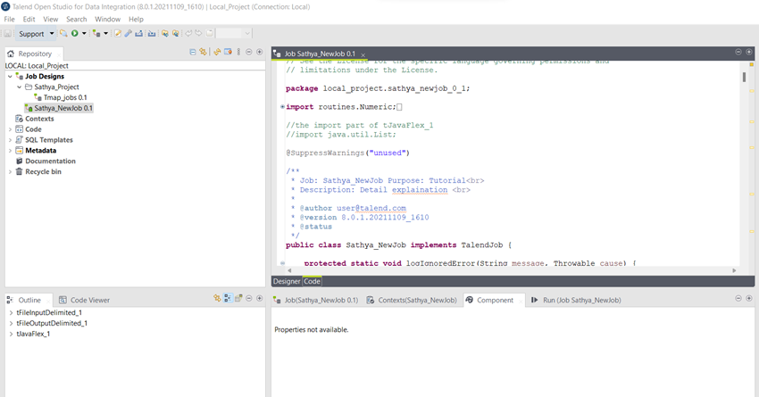Data Integration - Talend ETL Tool Basics